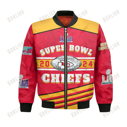 Kansas City Chiefs Super Bowl Champions Design Bomber Jacket SFAT V17