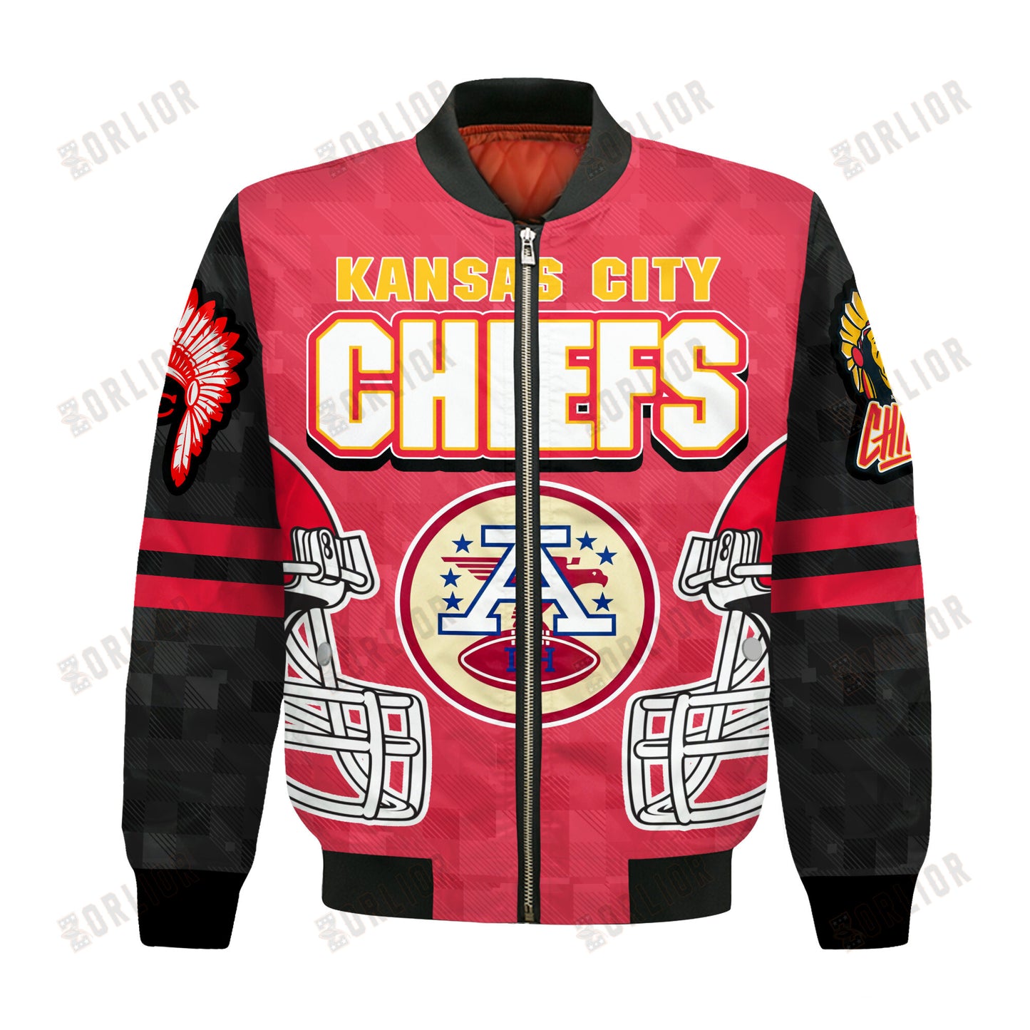 Kansas City Chiefs Super Bowl LVIII 2024 Design Bomber Jacket SFAT V18