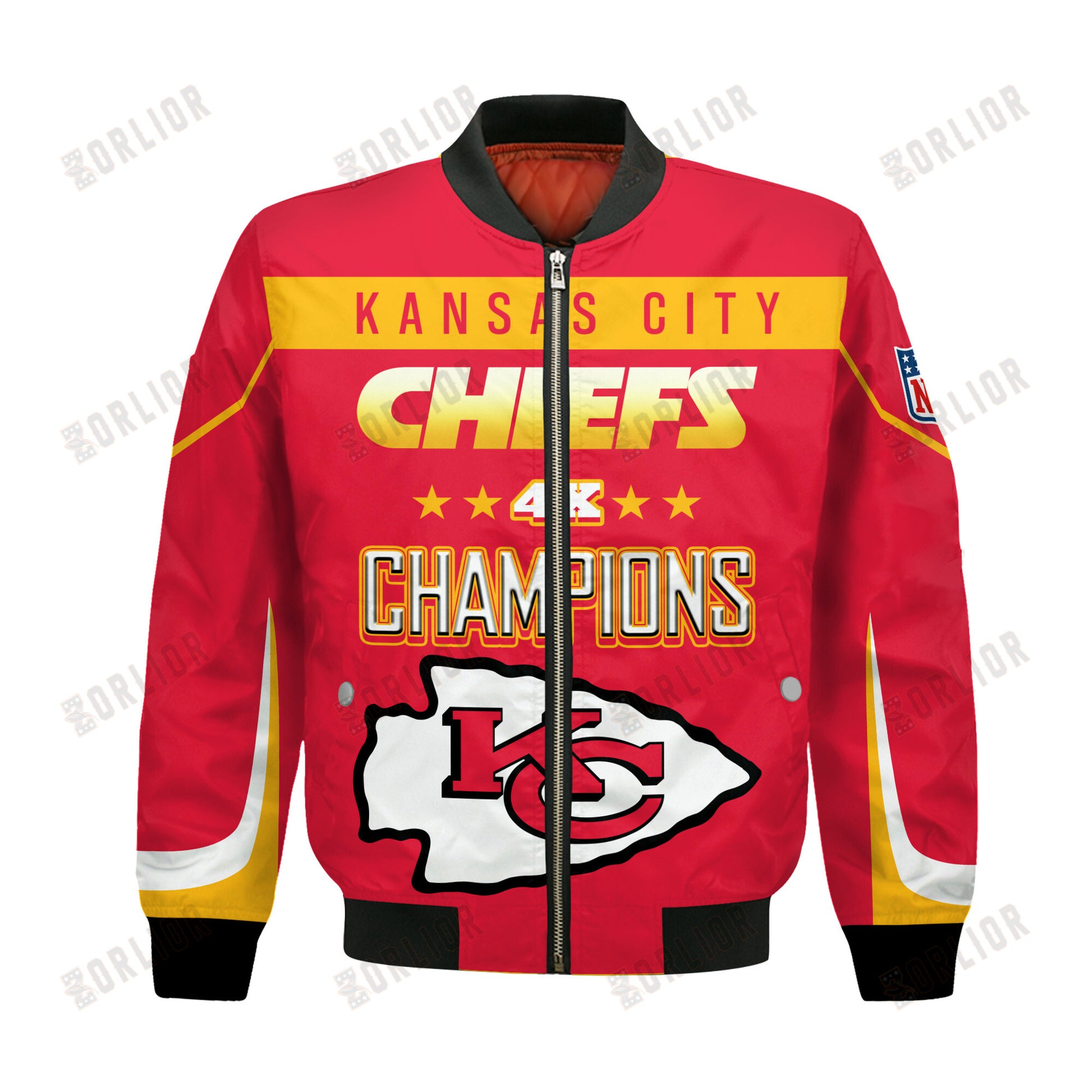 Kansas City Chiefs 4X Super Bowl Champions Unisex Bomber Jacket