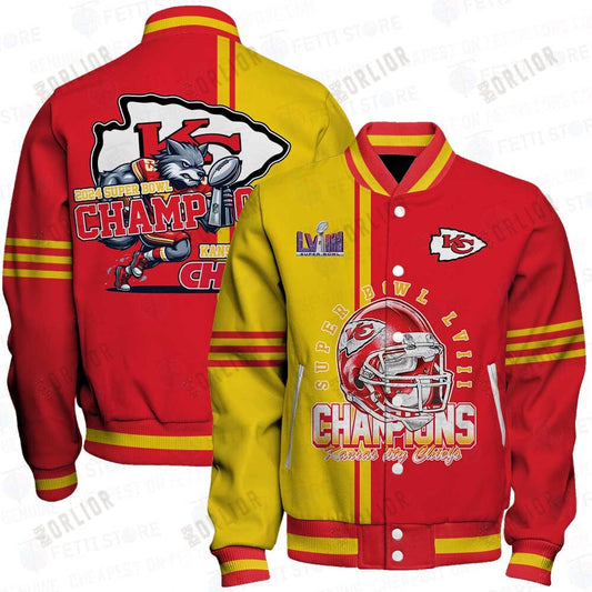 Kansas City Chiefs National Football League Varsity Jacket STM V12