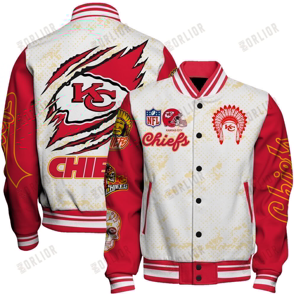 Kansas City Chiefs Team Logo  2024 Unisex Varsity Jacket SFAT V24