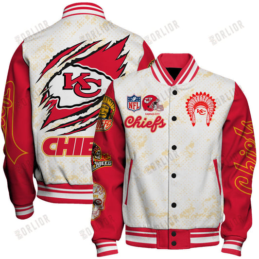 Kansas City Chiefs Team Logo  2024 Unisex Varsity Jacket SFAT V24
