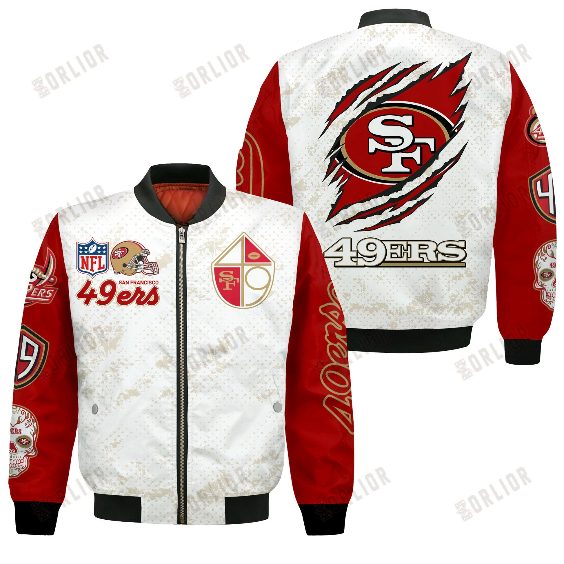 San Francisco 49ers Team Logo NFL 2024 Design Bomber Jacket SFAT V24