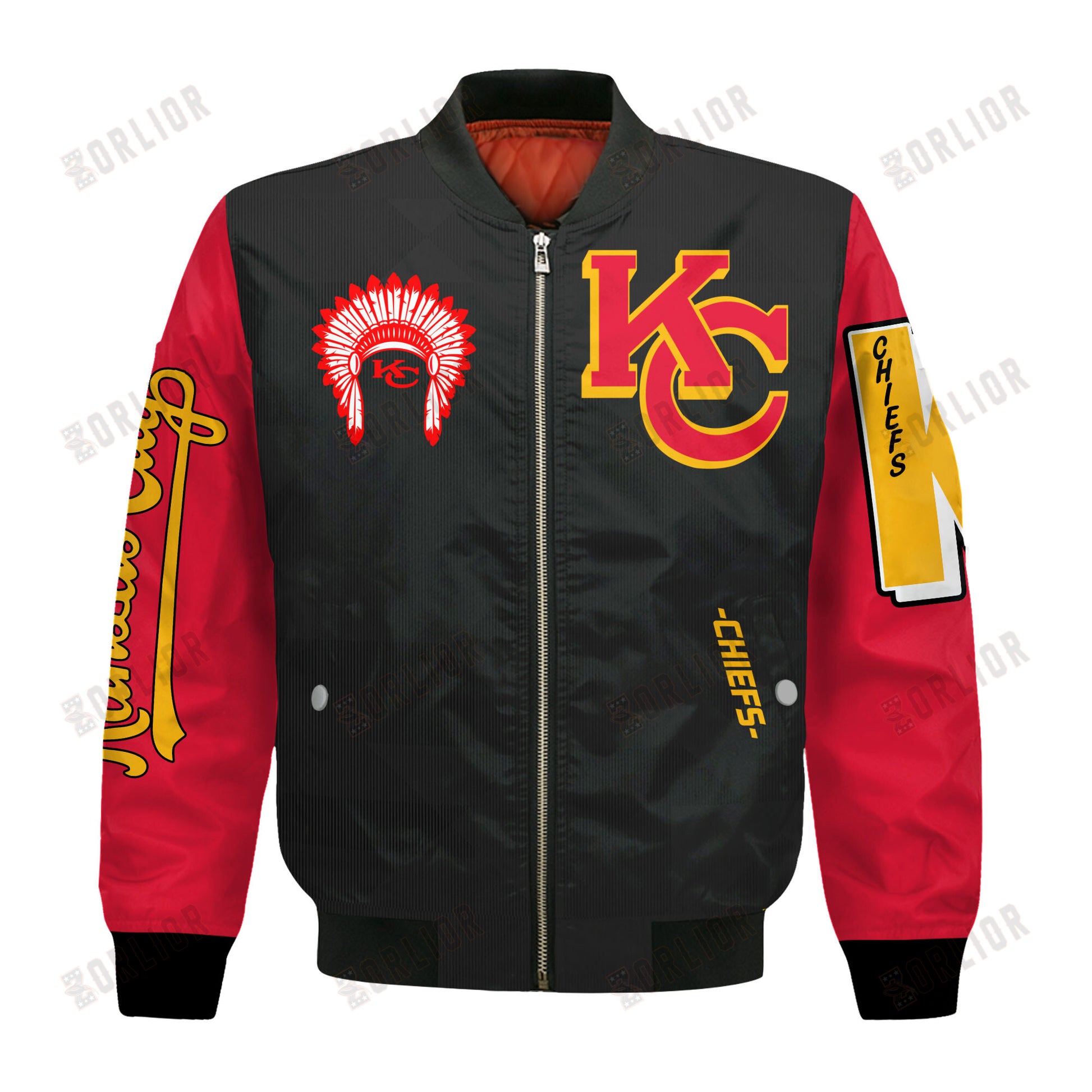 Kansas City Chiefs National Football League 2024 Design Bomber Jacket SFAT V25