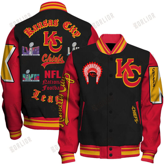 Kansas City Chiefs National Football League 2024 Unisex Varsity Jacket SFAT V25