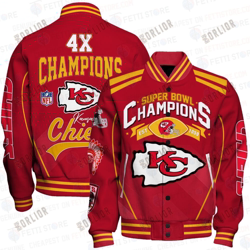Kansas City Chiefs National Football League Champions Varsity Jacket V3