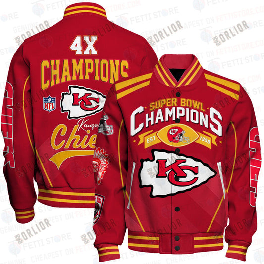 Kansas City Chiefs National Football League Champions Varsity Jacket V3