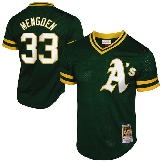 Daniel Mengden #33 Oakland Athletics Dark Green Jersey - All Stitched