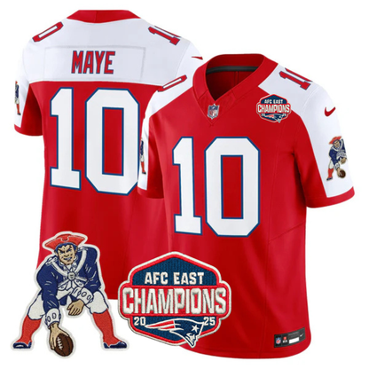 NE AFC East Champions Throwback Vapor Limited Jersey V2 - All Stitched