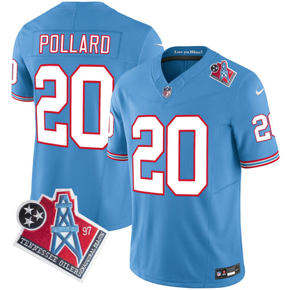 Titans 1997 Throwback Limited Vapor Jersey V2 - All Stitched