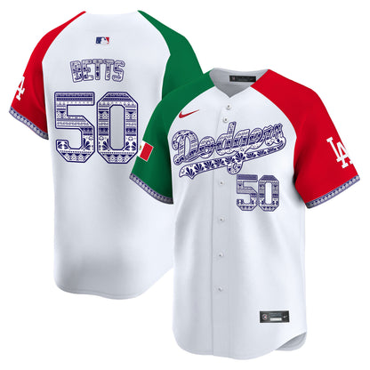 Los Angeles Dodgers Mexico Vapor Premier Limited Jersey V3 - All Stitched