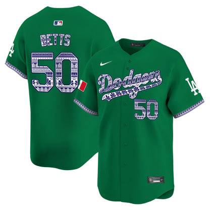 Los Angeles Dodgers Mexico Vapor Premier Limited Jersey V3 - All Stitched