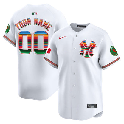 Yankees Mexico Vapor Premier Limited Custom Jersey - All Stitched