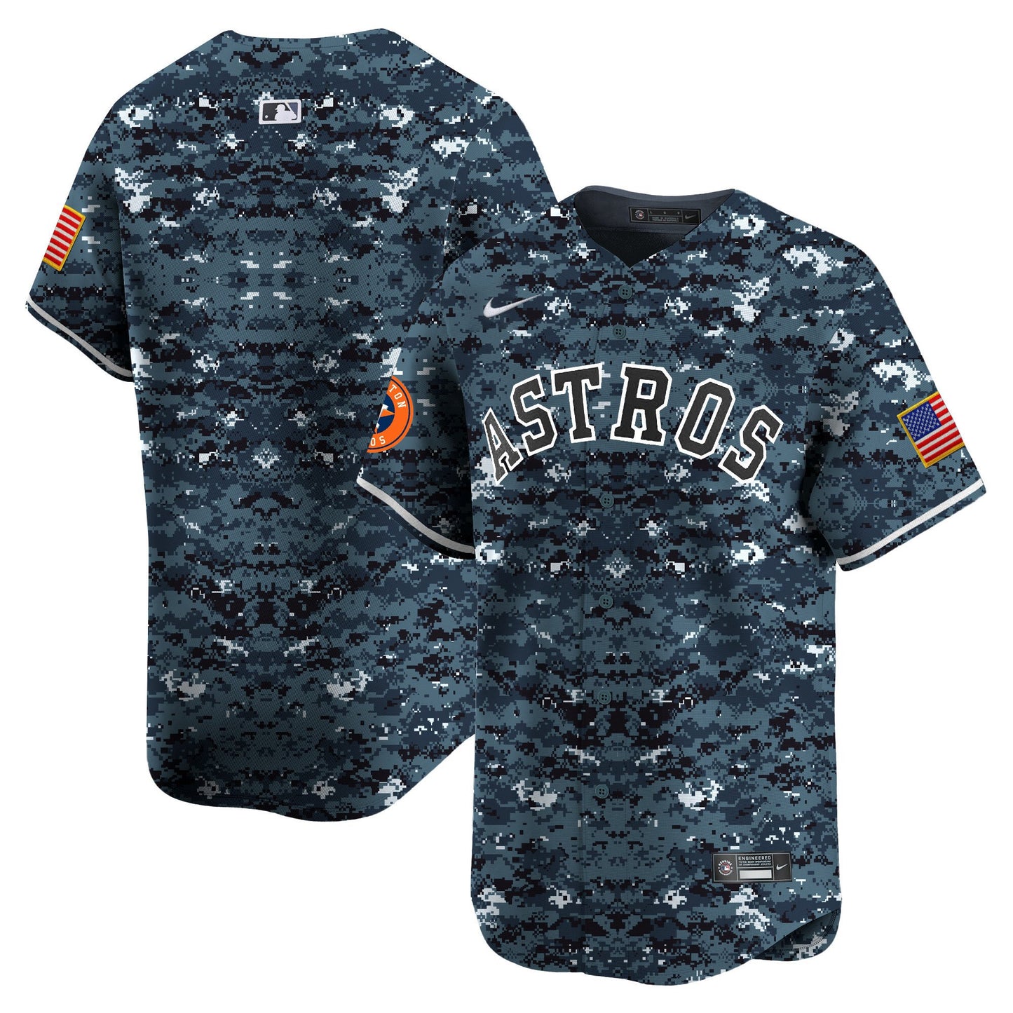 Houston Astros USMC Alternate Vapor Premier Limited Jersey - All Stitched