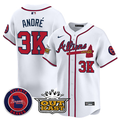 Atlanta Braves Atliens Vapor Premier Limited Jersey - All Stitched