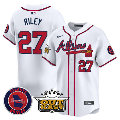 Atlanta Braves Atliens Vapor Premier Limited Jersey - All Stitched