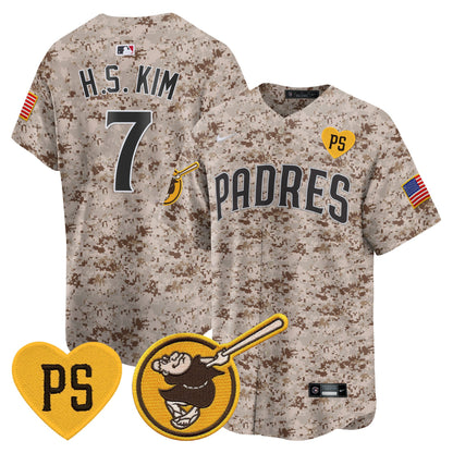 Padres USMC Alternate Vapor Premier Limited Jersey – All Stitched