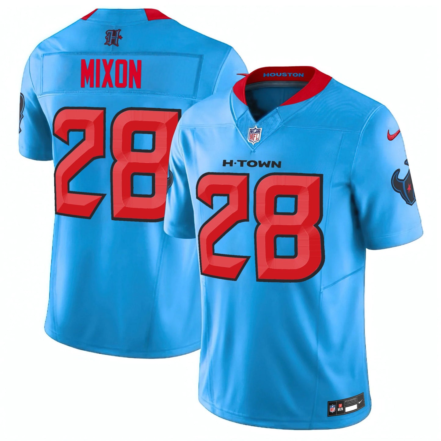 Houston Texans 2024 Vapor Limited Jersey V2 - All Stitched