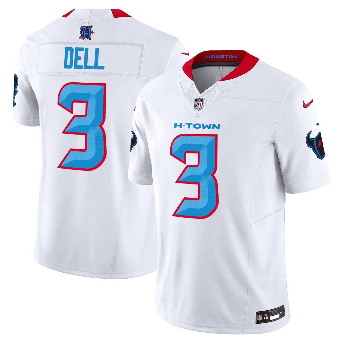 Houston Texans 2024 Vapor Limited Jersey V2 - All Stitched