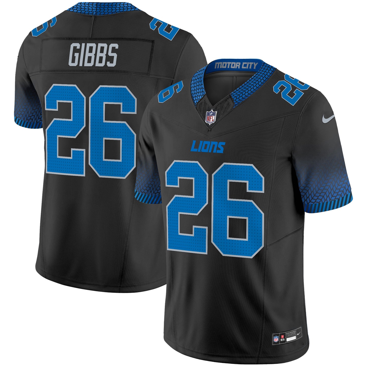 Detroit Lions 2024 Motor City Vapor Limited Jersey - All Stitched