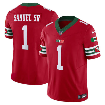 49ers Mexico Vapor Jersey V2 - All Stitched