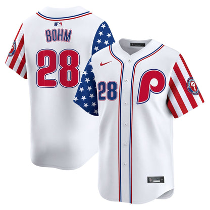 Men's Phillies 2025 Independence Day Vapor Premier Limited Jersey - All Stitched