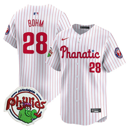 Phillies Phanatic Patch Vapor Premier Limited Jersey - All Stitched