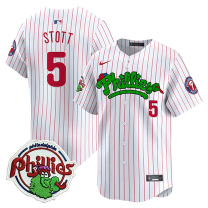 Phillies Phanatic Patch Vapor Premier Limited Jersey V2 - All Stitched