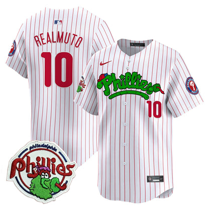 Phillies Phanatic Patch Vapor Premier Limited Jersey V2 - All Stitched