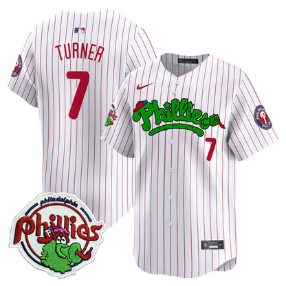 Phillies Phanatic Patch Vapor Premier Limited Jersey V2 - All Stitched