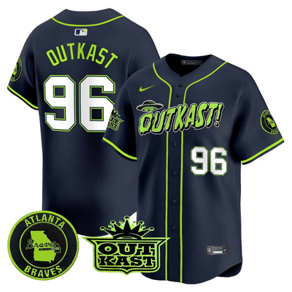 Atlanta Braves Atliens Vapor Premier Limited Jersey V3 - All Stitched