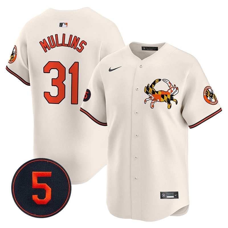 Baltimore Orioles Robinson Patch Vapor Premier Limited Jersey V3 - All Stitched