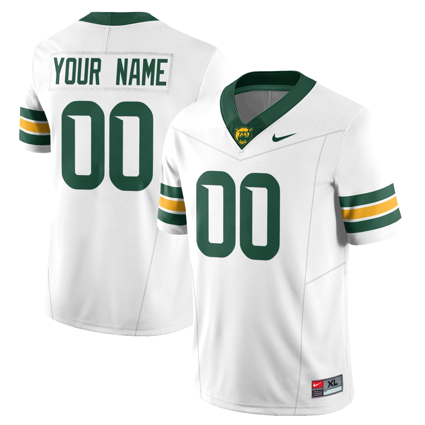 Custom Baylor Bears 2024 Vapor Limited Jersey - All Stitched