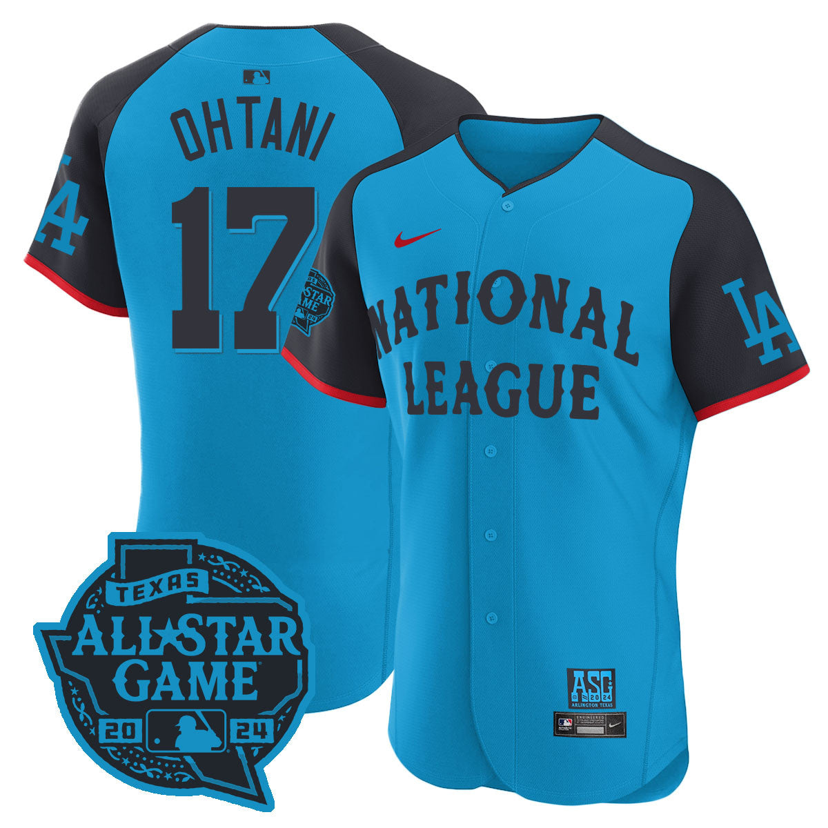 Nation League 2024 MLB All-Star Game Player Flex Base Jersey - All Stitched