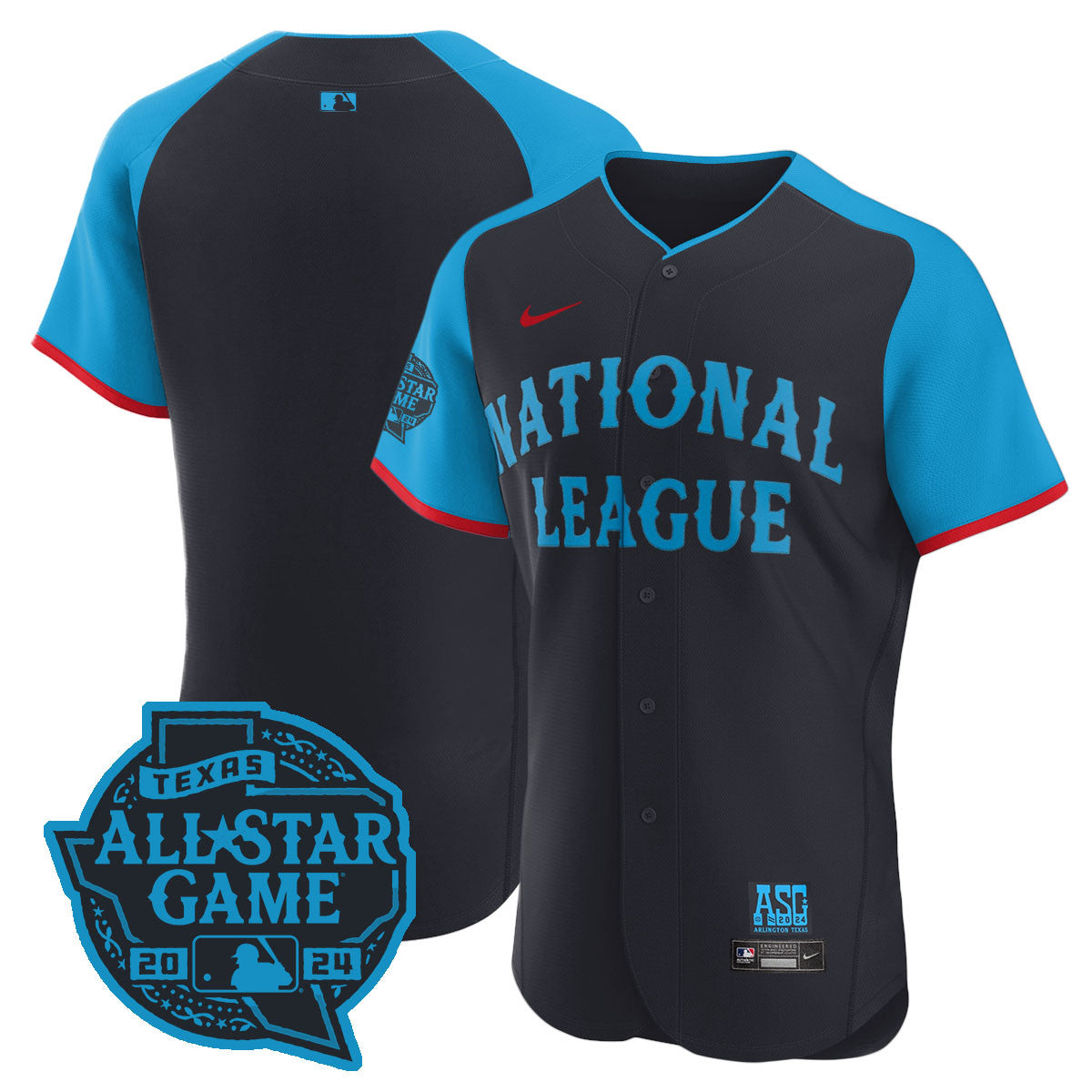 Men's Nation League 2024 MLB All-Star Game Player Flex Base Jersey - All Stitched