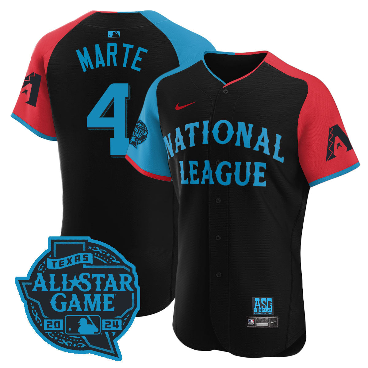 Nation League 2024 MLB All-Star Game Player Flex Base Jersey - All Stitched