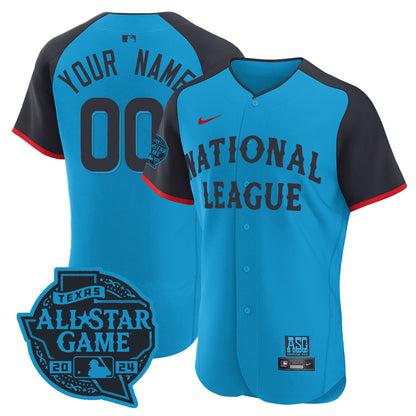 Custom Nation League 2024 MLB All-Star Game Player Flex Base Jersey - All Stitched