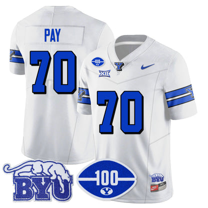 BYU Football 100th Season 2024 Uniform - All Stitched