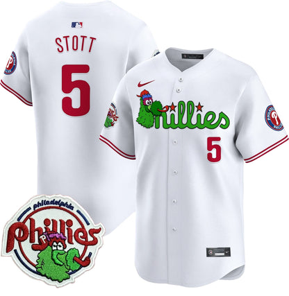 Men's Phillies Phanatic Patch Vapor Premier Limited Jersey V3 - All Stitched
