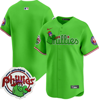 Phillies Phanatic Patch Vapor Premier Limited Jersey V3 - All Stitched