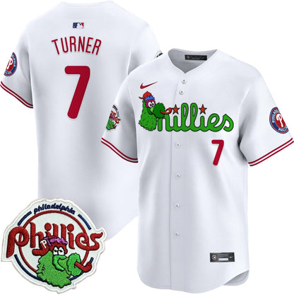 Men's Phillies Phanatic Patch Vapor Premier Limited Jersey V3 - All Stitched