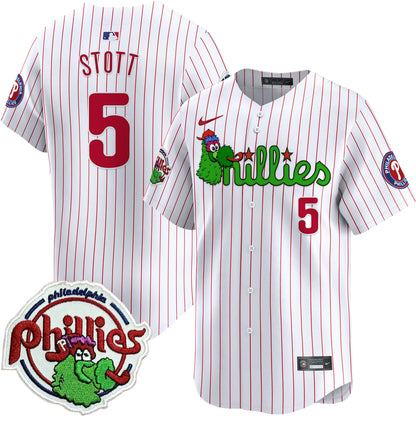 Phillies Phanatic Patch Vapor Premier Limited Jersey V3 - All Stitched