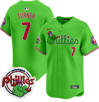 Phillies Phanatic Patch Vapor Premier Limited Jersey V3 - All Stitched