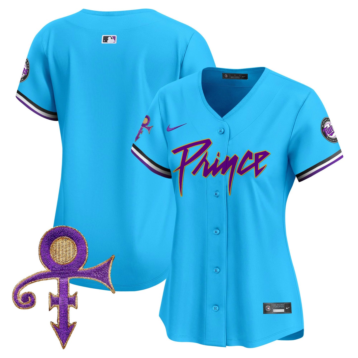 Women's Minnesota Twins Prince Patch Vapor Premier Limited Jersey - All Stitched