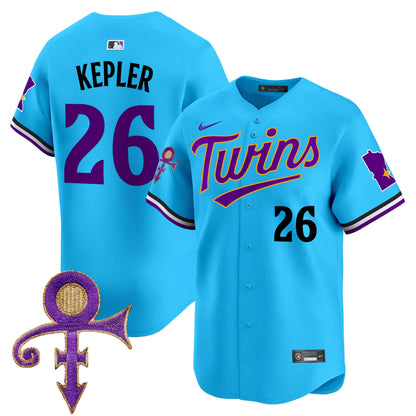 Twins Prince Patch Vapor Premier Limited Jersey V3 - All Stitched