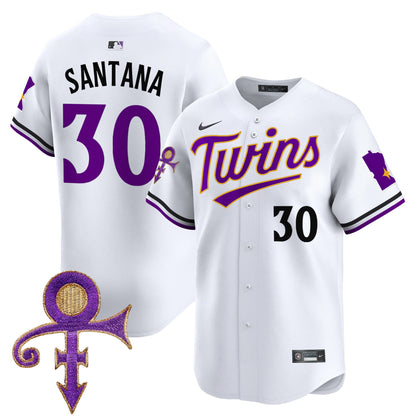 Twins Prince Patch Vapor Premier Limited Jersey V3 - All Stitched