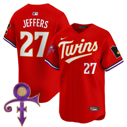 Twins Prince Patch Vapor Premier Limited Jersey V3 - All Stitched