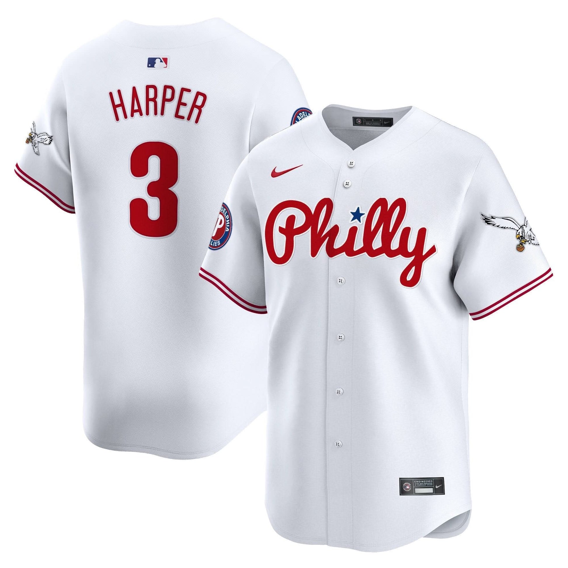 Phillies & Eagles Vapor Premier Limited Jersey - All Stitched