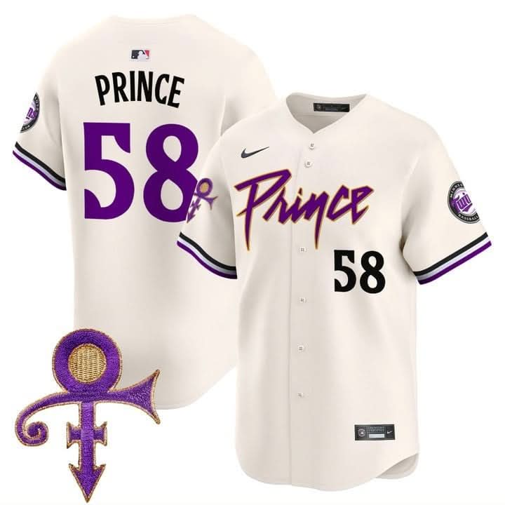Minnesota Twins Prince Patch Vapor Premier Limited Jersey V4 - All Stitched