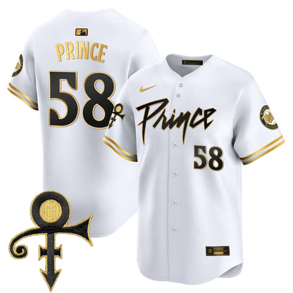 Minnesota Twins Prince Patch Vapor Premier Limited Jersey V4 - All Stitched